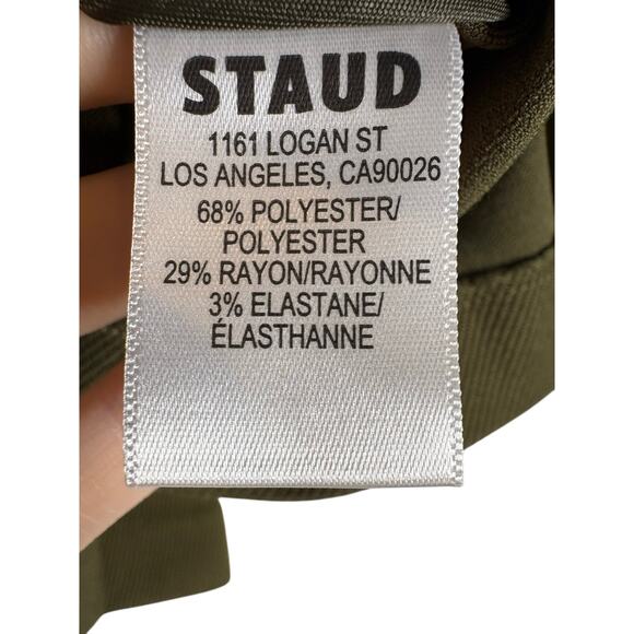 Staud Division Mini Skirt Pleated Academia Utility Streetwear Cargo Y2K Sz 0 - Picture 8 of 9